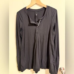 Lululemon Black Rulu Long Sleeve Shirt Size 8